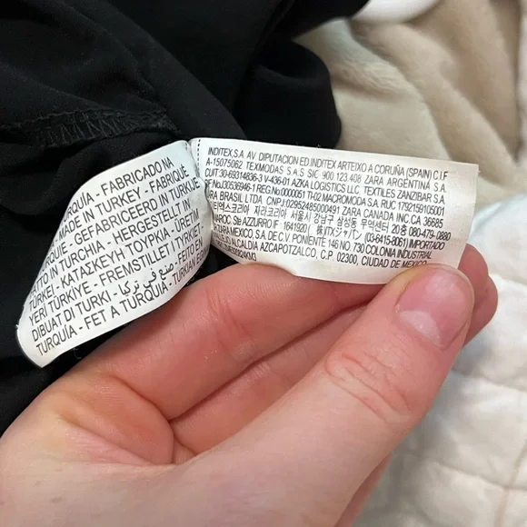 Zara Asymmetric Draped Top - Picture 3 of 4